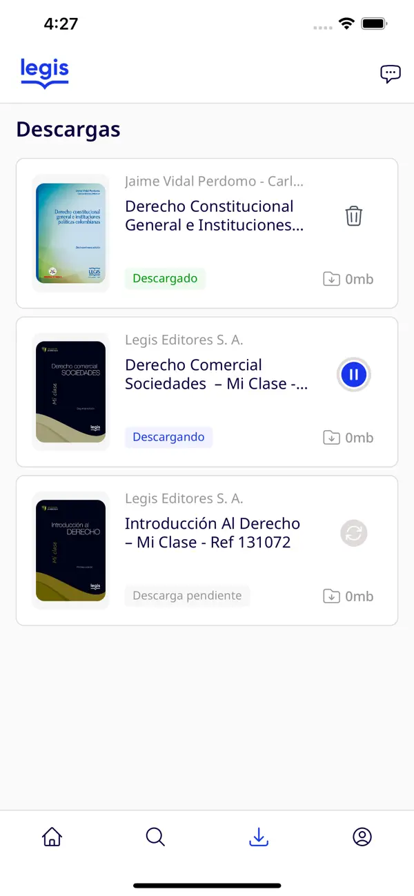 Screenshot #2 pour Libros digitales Legis
