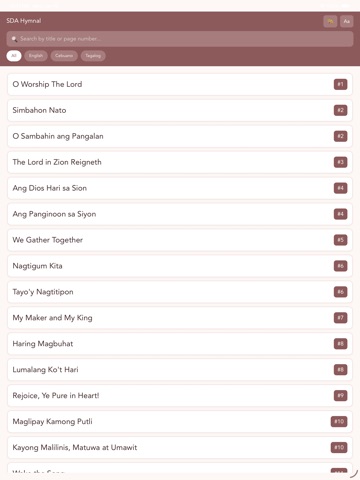 SDA Hymnal: PH Edition iPad screenshot 7