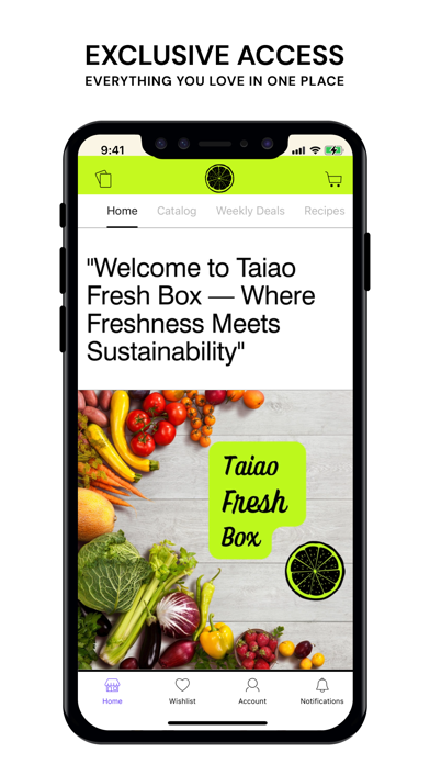 Taiao Fresh Box Screenshot