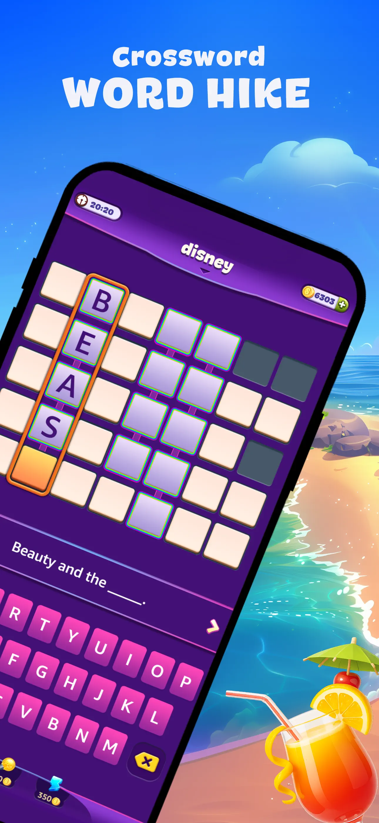 Crossword - Word Hike screenshot 1