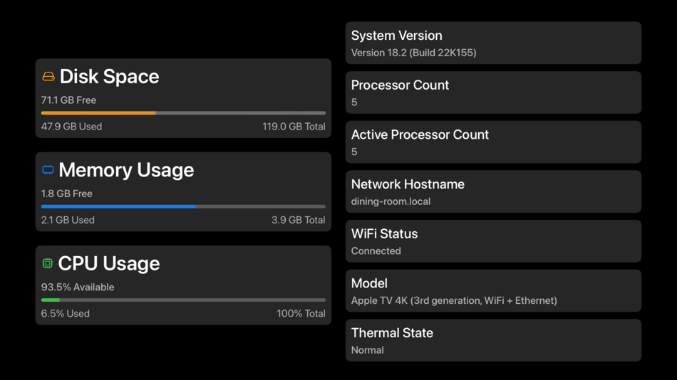 Stats for TV (iOS) 由: David Ibrahim Stats for TV (iOS) 由: David Ibrahim
