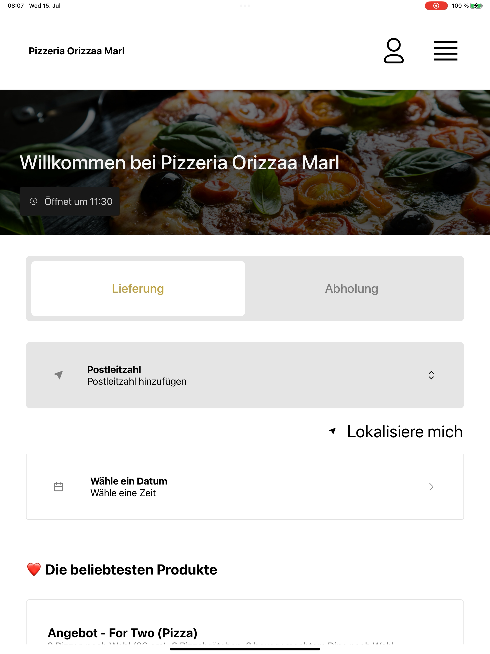 Pizzeria Orizza Marl screenshot 13