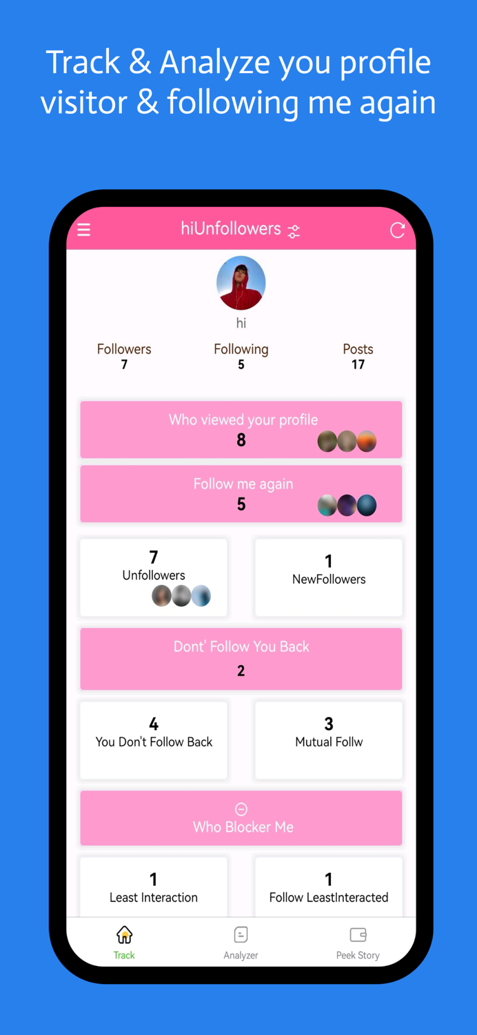 Followers Analyzer Tracker