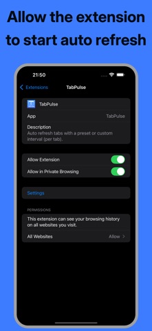 TabPulse: Auto Tab Refresher Screenshot 3 of 3