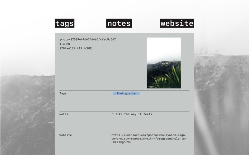 App screenshot