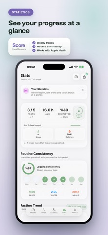 Orucapp: Fasting Tracker iPhone screenshot