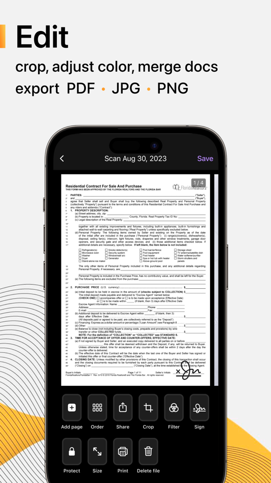 #4. Doc Scanner PDF with AI & OCR (iOS) 由: Ruslan Khalikov