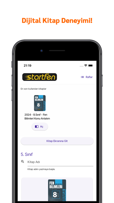 Startfen Mobil Kütüphane Screenshot