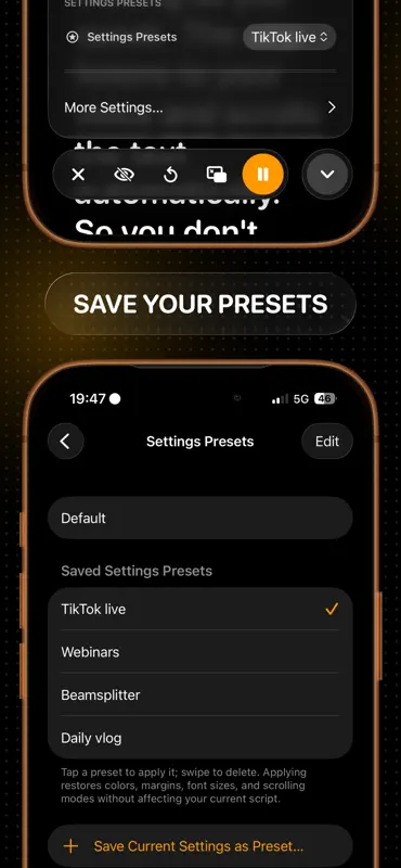VoicePrompter: Teleprompter screenshot 7 of 8