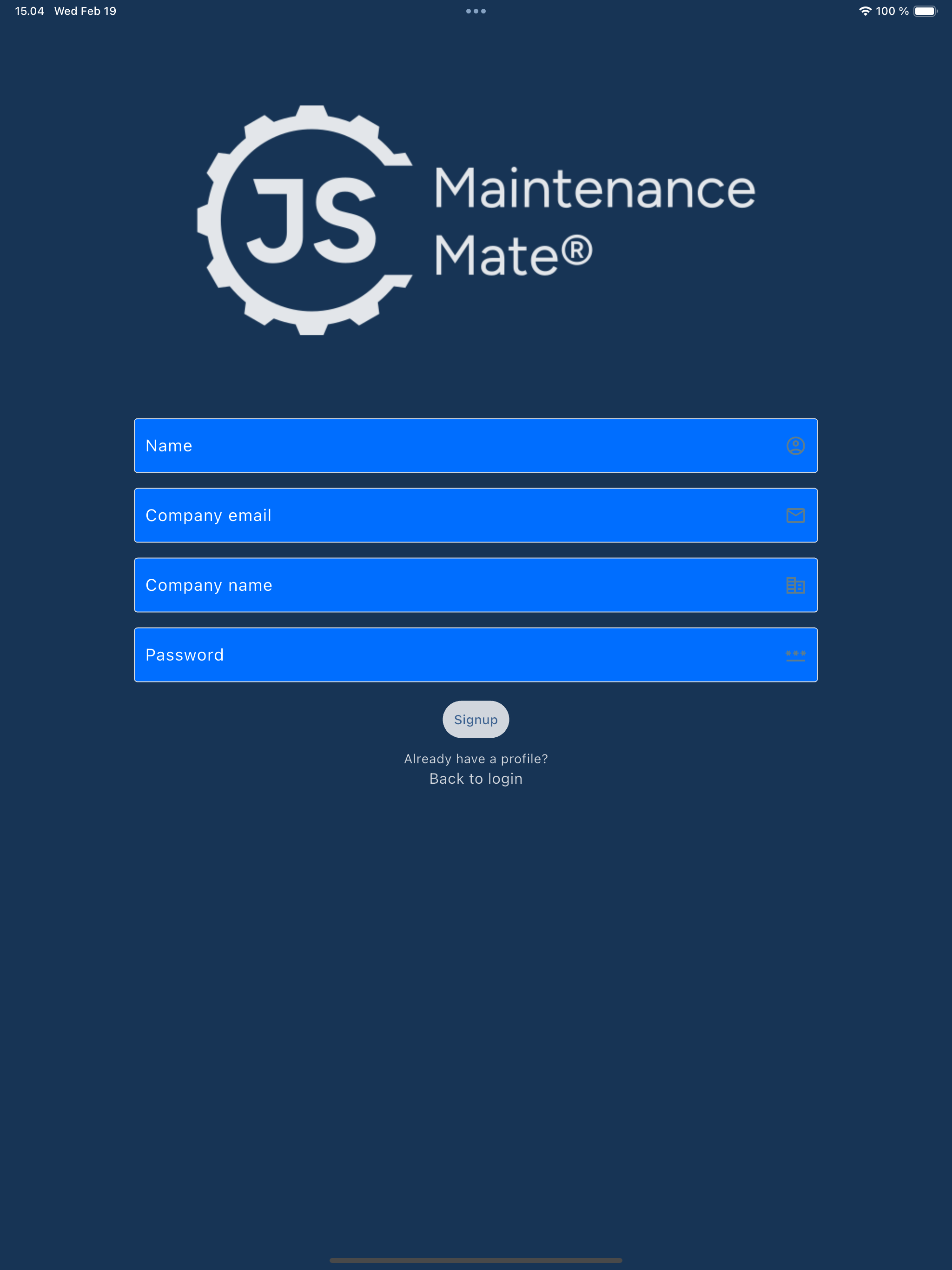 JS Maintenance Mate