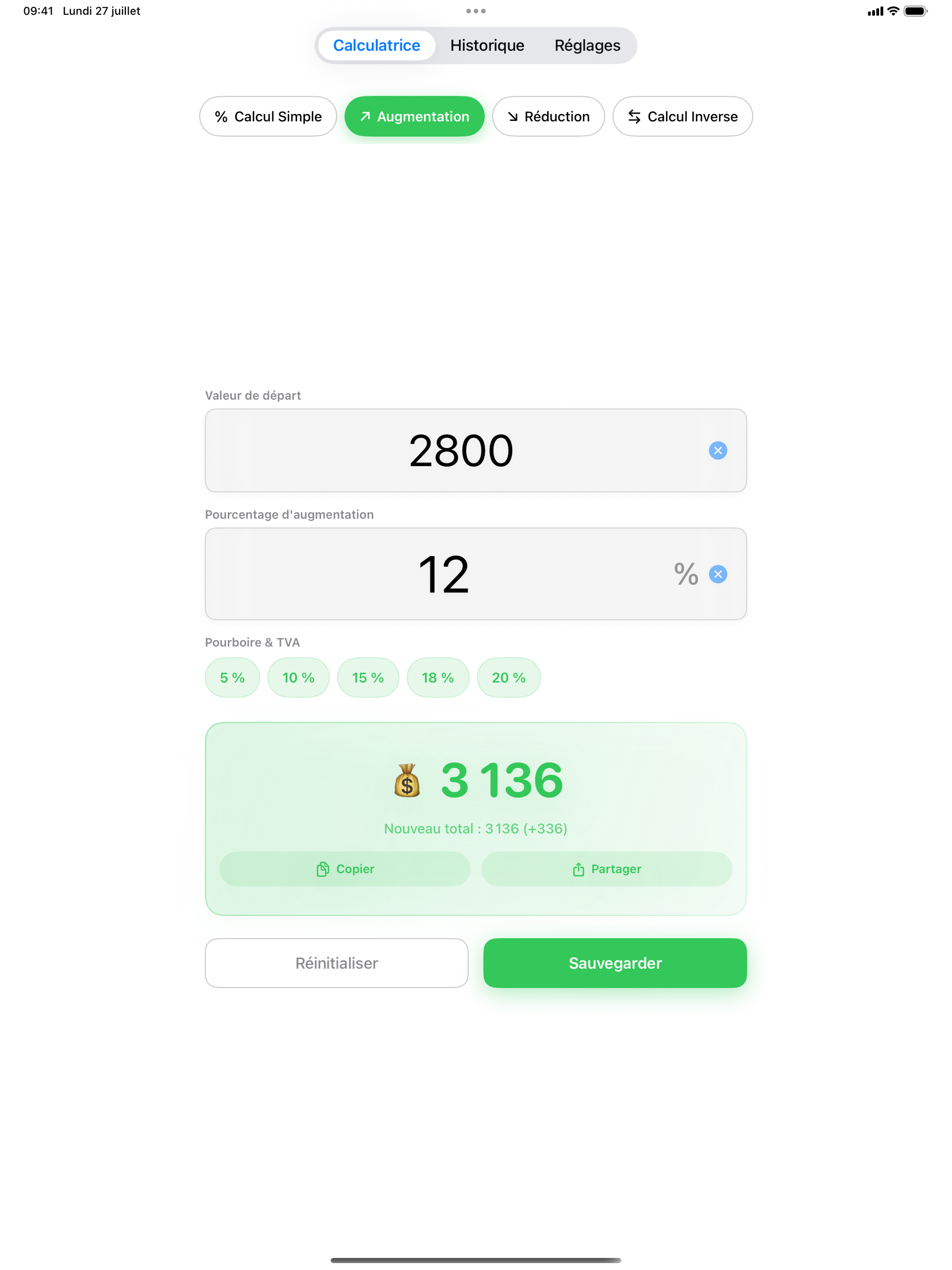 Cento: Percentage Calc screenshot 8