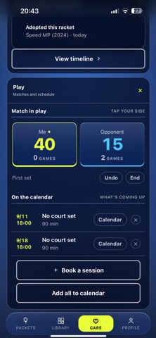 Tennistory iPhone screenshot 5