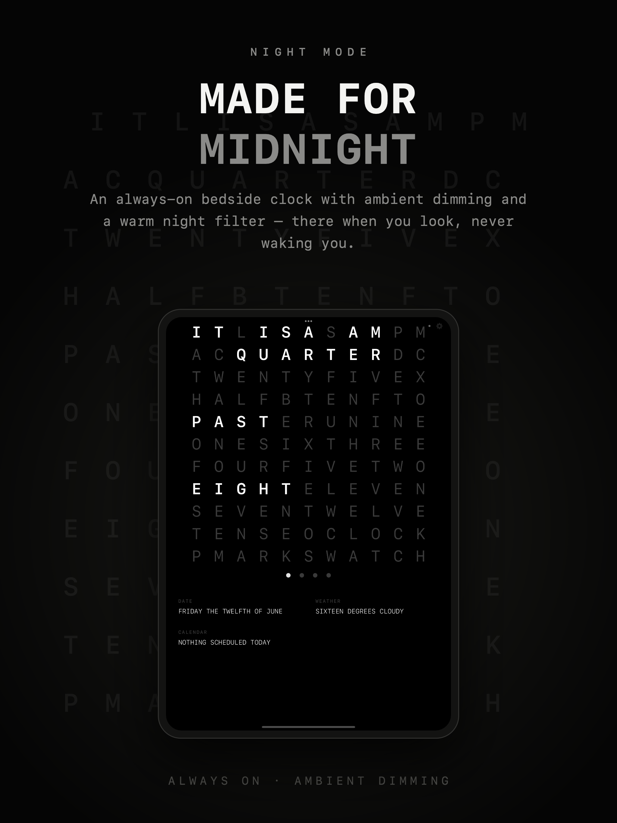 LEXIS - Word Clock Live Widget screenshot 18