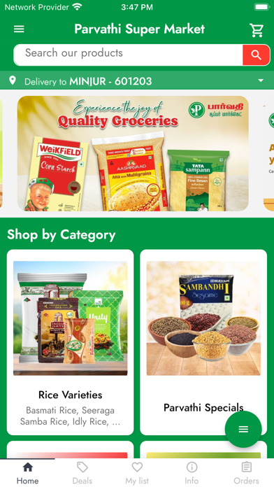 Parvathi Super Market Screenshot