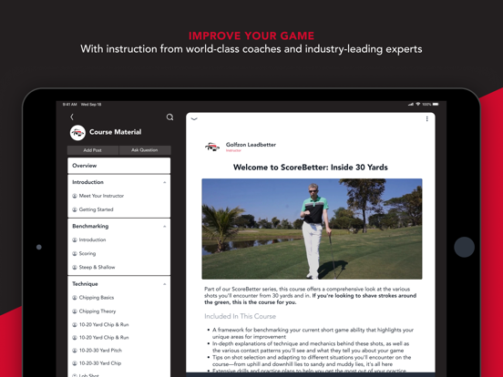 Screenshot #6 pour Golfzon Leadbetter