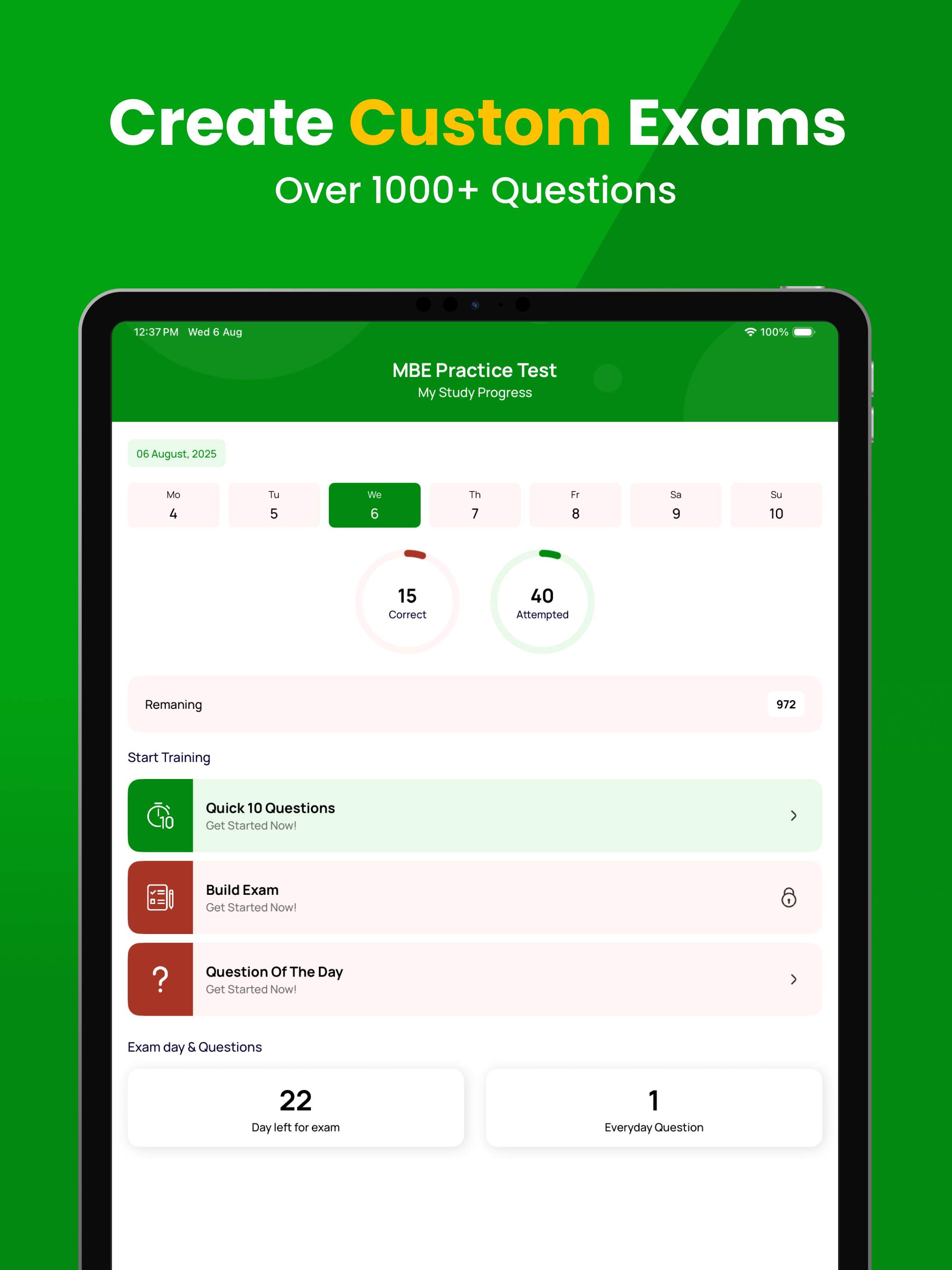 MBE Practice Test