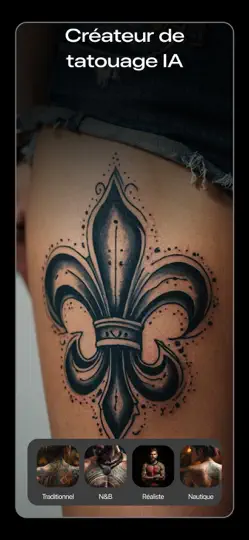 Capture d'écran de Tattoo AI - Créez Un Tatouage sur iPhone 4