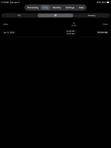 Internet Data Tracker Manager iPad screenshot