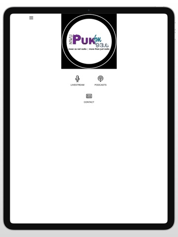 PUKfm 93.6 iPad screenshot
