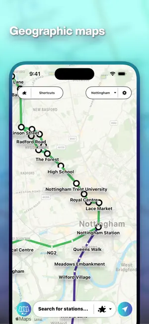 Mapway: Maps & Journey Planner iPhone screenshot 6