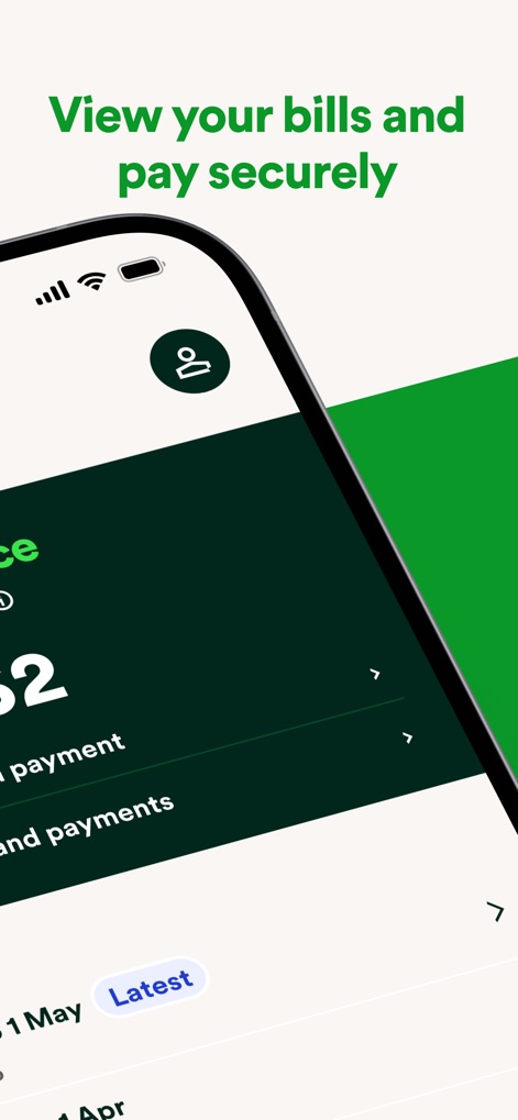 OVO Energy - This tool provides a clear "Balance" overview and straightforward "Make a payment" functionality, ensuring secure transaction management.
