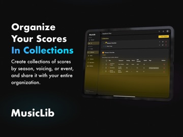 MusicLib - Sheet Music Library iPad screenshot