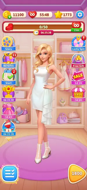 Fashion Match: Beauty Story screenshot 2