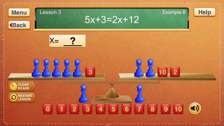 #5. The Fun Way to Learn Algebra (iOS) 作者: Hands On Equations
