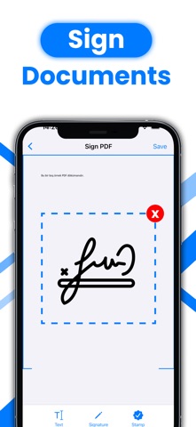 PDF Signer & Sign Documents iPhone screenshot