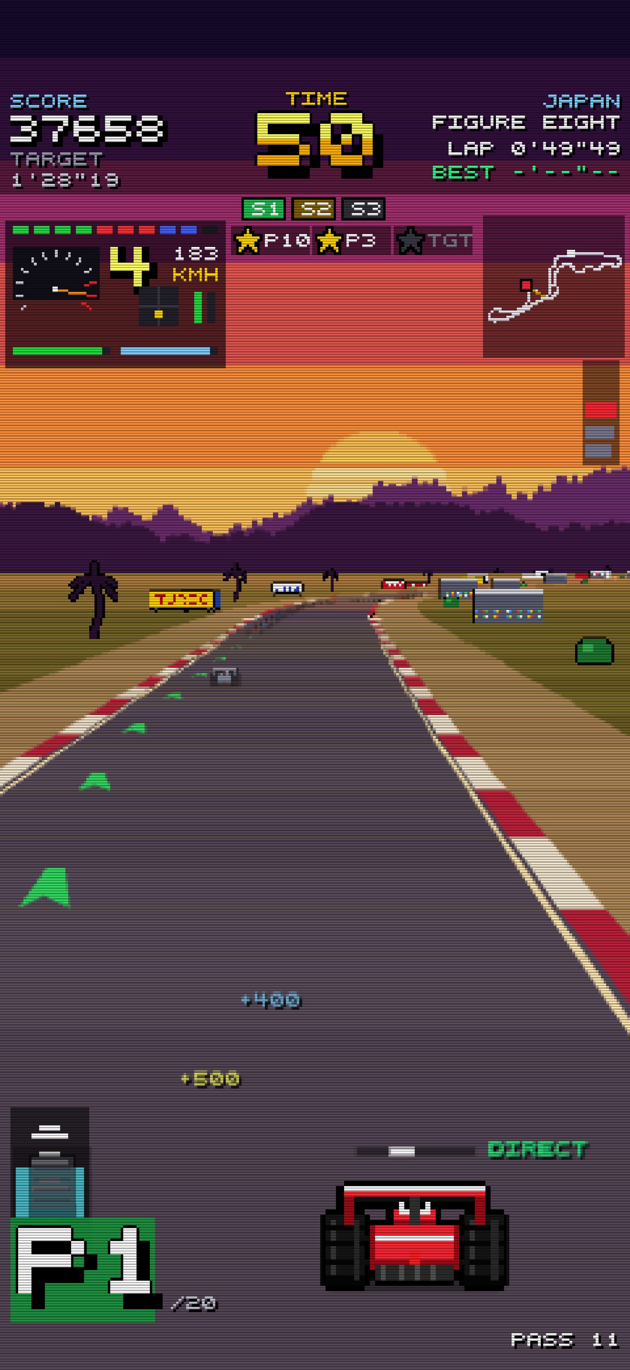 Screenshot 4 of APEX RUSH: Retro Racer