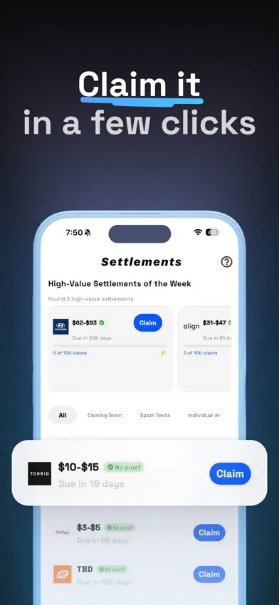 Claim: Class Actions screenshot 3