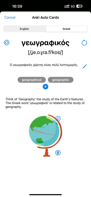 Auto Cards for Anki screenshot 1