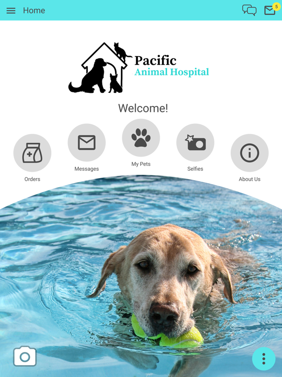 Pacific Animal Hospital MO iPad screenshot 1 - Business app