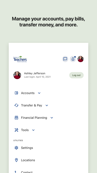 WCTFCU Mobile Access Screenshot