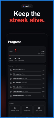 Ping Pong Scoreboard: Loop iPhone screenshot
