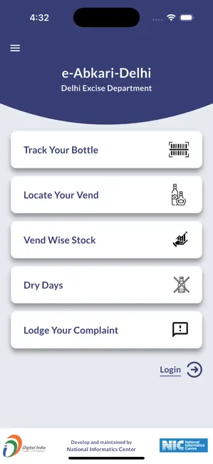 e-Abkari Delhi iPhone screenshot 3