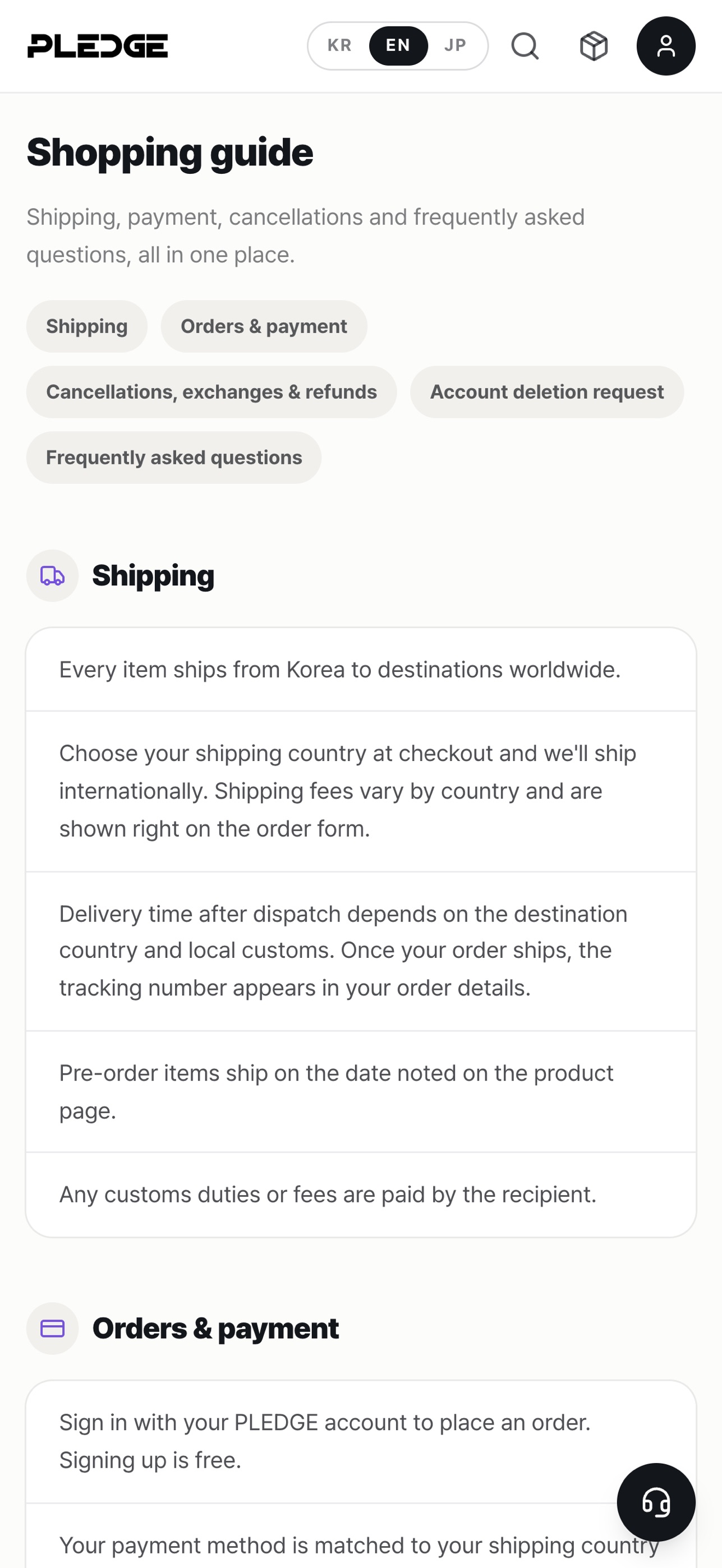 Screenshot 3 of PLEDGE STORE