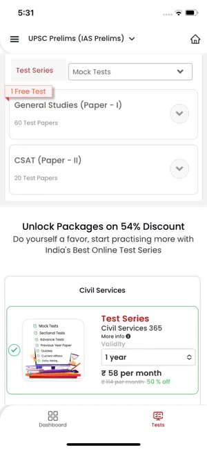 Dhyeya coaching centre screenshot 2