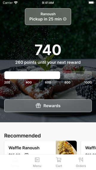Ranoush iPhone screenshot 1 - Food & Drink app
