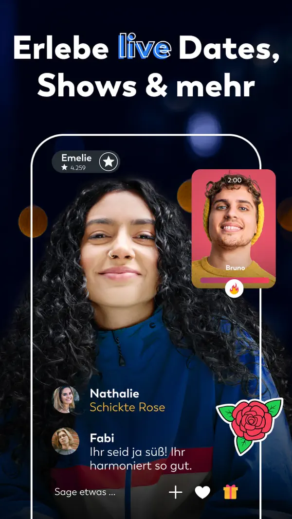 LOVOO Dating App & Single Chat iPhone App Screenshot 2 – Lifestyle