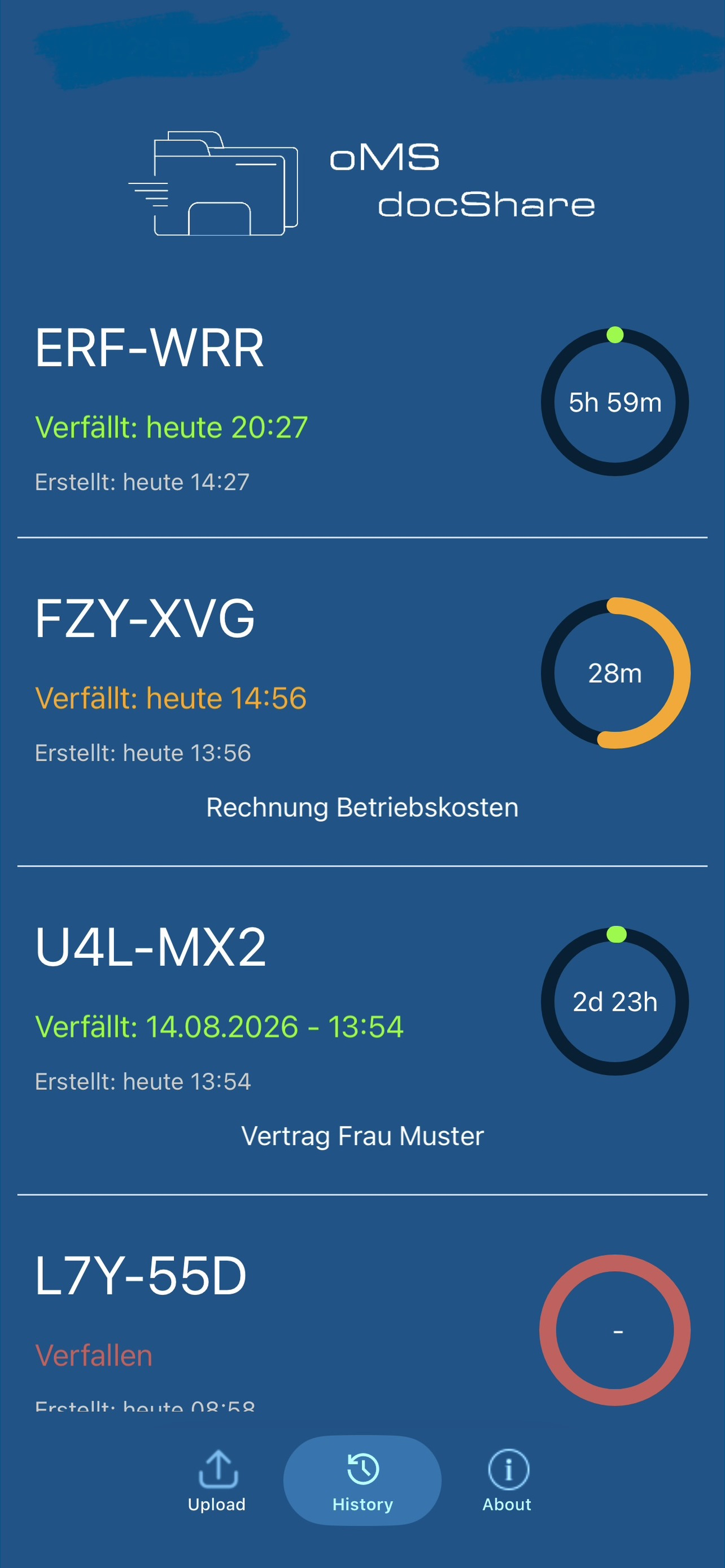 oMS DocShare screenshot 5