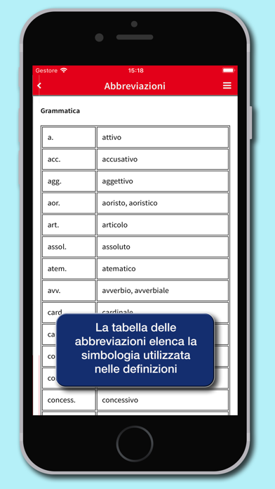 Dizionario Greco Classico Screenshot