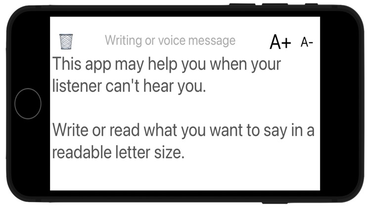 TextWriter for impaired people screenshot-3