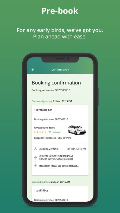 Book Taxi & Cab Rides | hoppa Screenshot