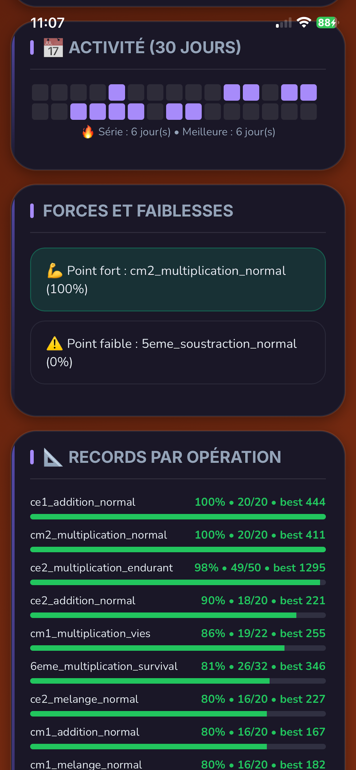 Calcul Mental Challenge
