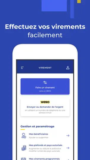 Capture d'écran de Mes Comptes - LCL sur iPhone 7
