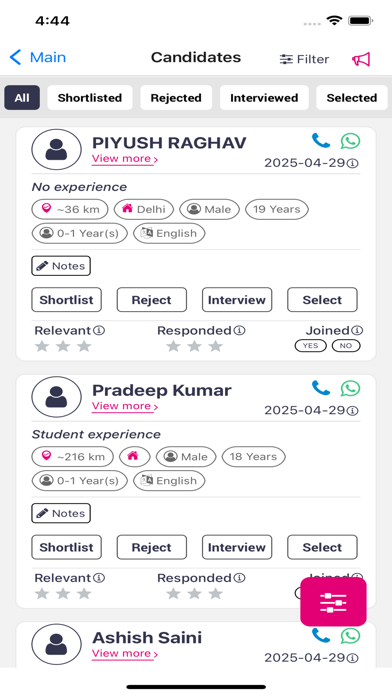 MyJobee Blue/Grey Collar Jobs Screenshot