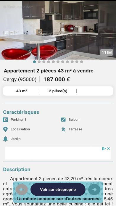Surfyn - Annonces immobilières Screenshot