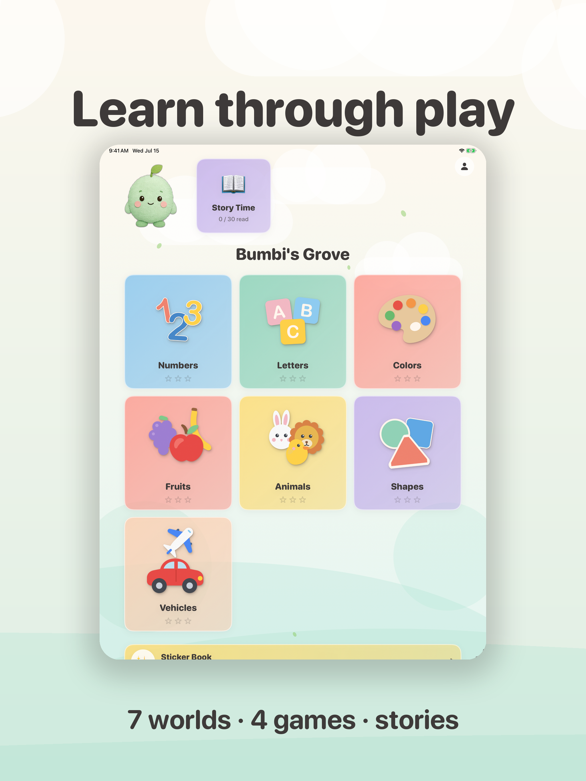 Bumbi - Toddler Learning Games screenshot 13