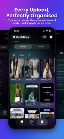 AI Video Clipping iPhone screenshot
